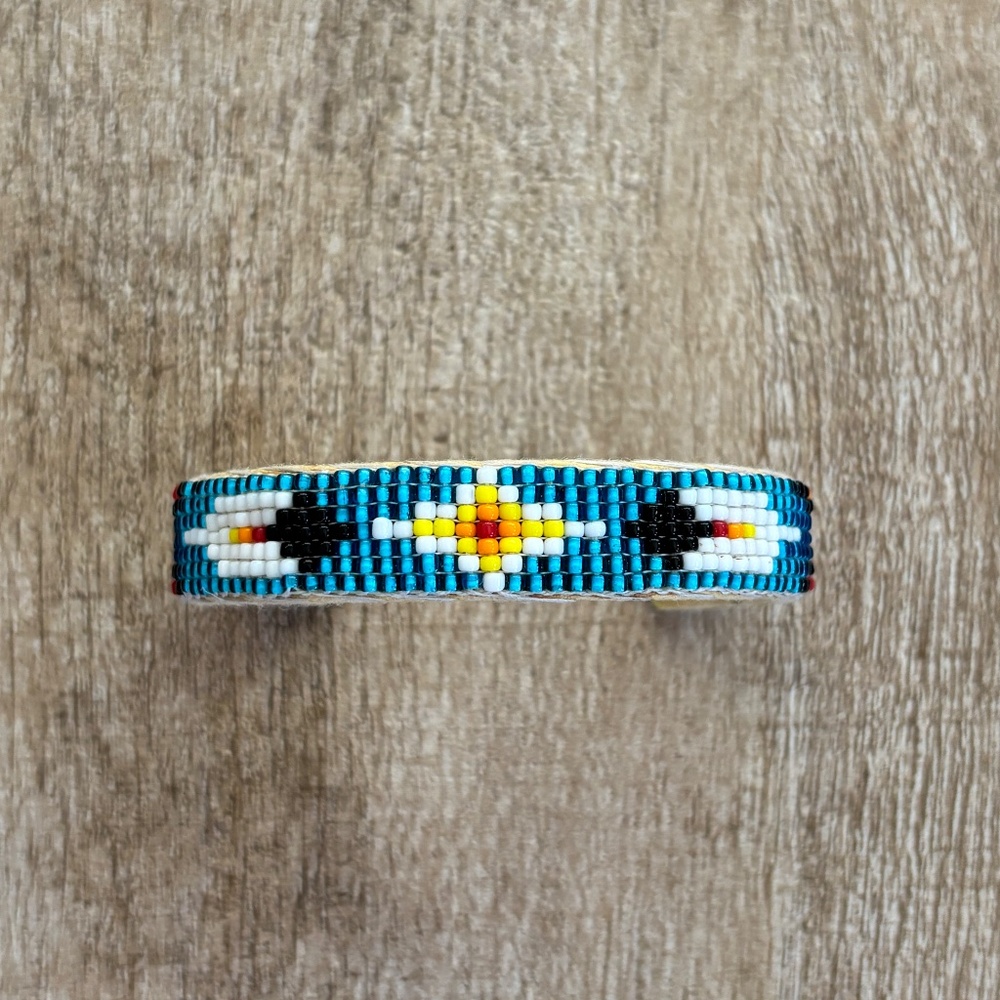 Native Indian Flexible Seedbead Bracelet